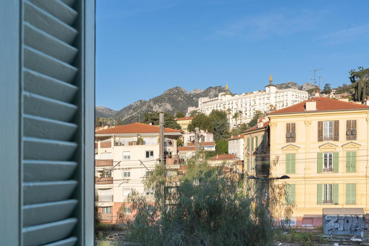 Hotel De Belgique A Menton Exteriér fotografie