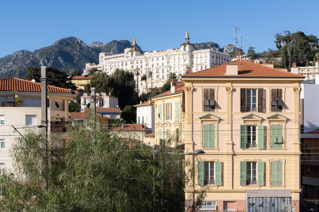 Hotel De Belgique A Menton Exteriér fotografie