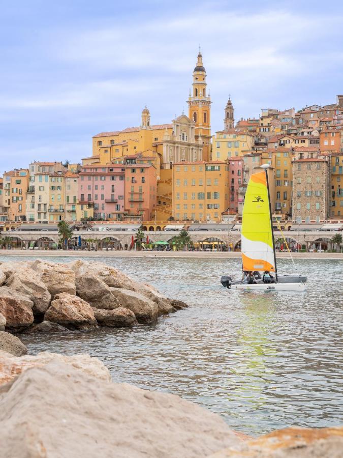 Hotel De Belgique A Menton Exteriér fotografie
