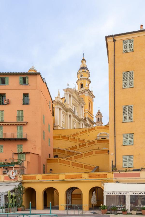 Hotel De Belgique A Menton Exteriér fotografie