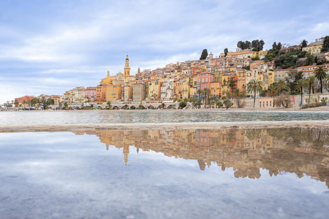 Hotel De Belgique A Menton Exteriér fotografie