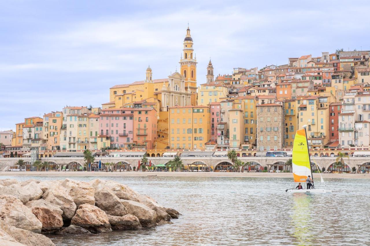 Hotel De Belgique A Menton Exteriér fotografie